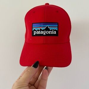 Red Patagonia SnapBack hat never worn